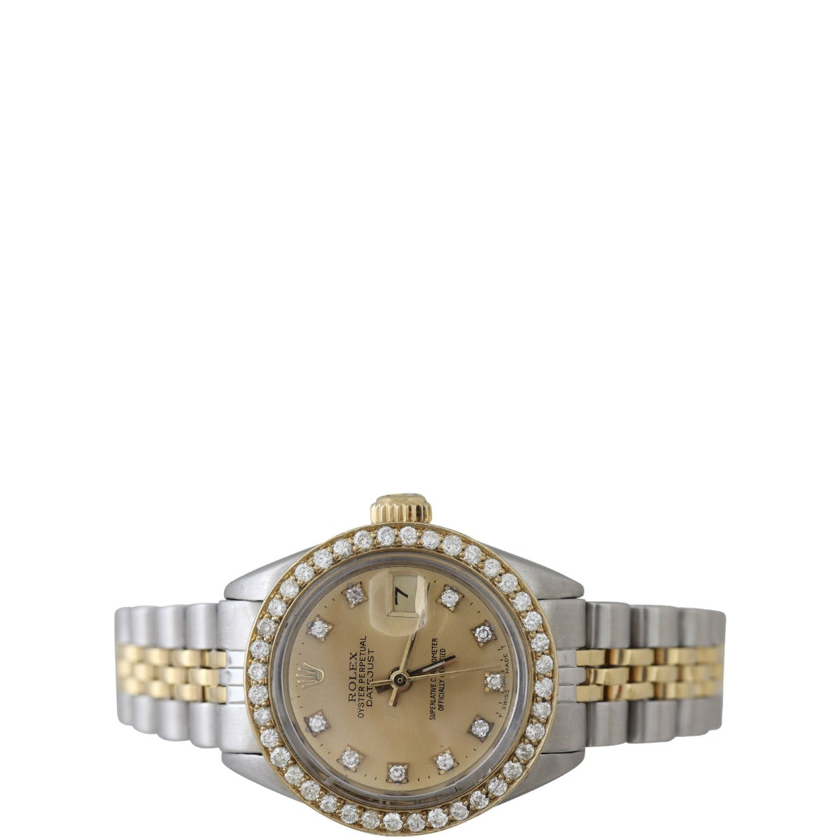 Rolex Oyster Perpetual Datejust 26mm Diamond Watch - Image 3