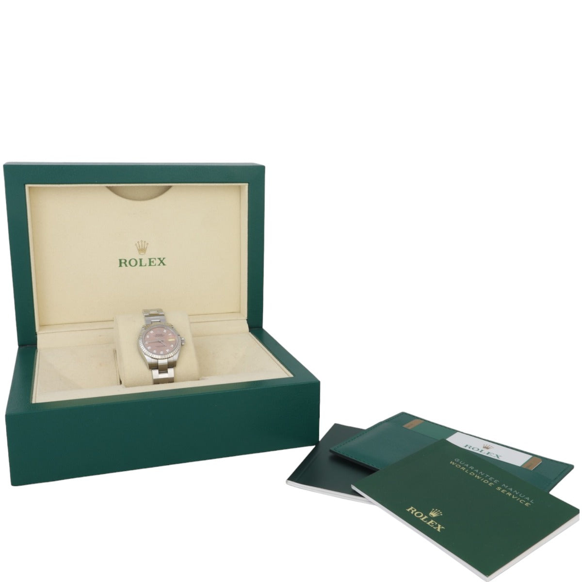 Rolex Oyster Perpetual Lady Datejust Diamond 28mm Watch - Image 7