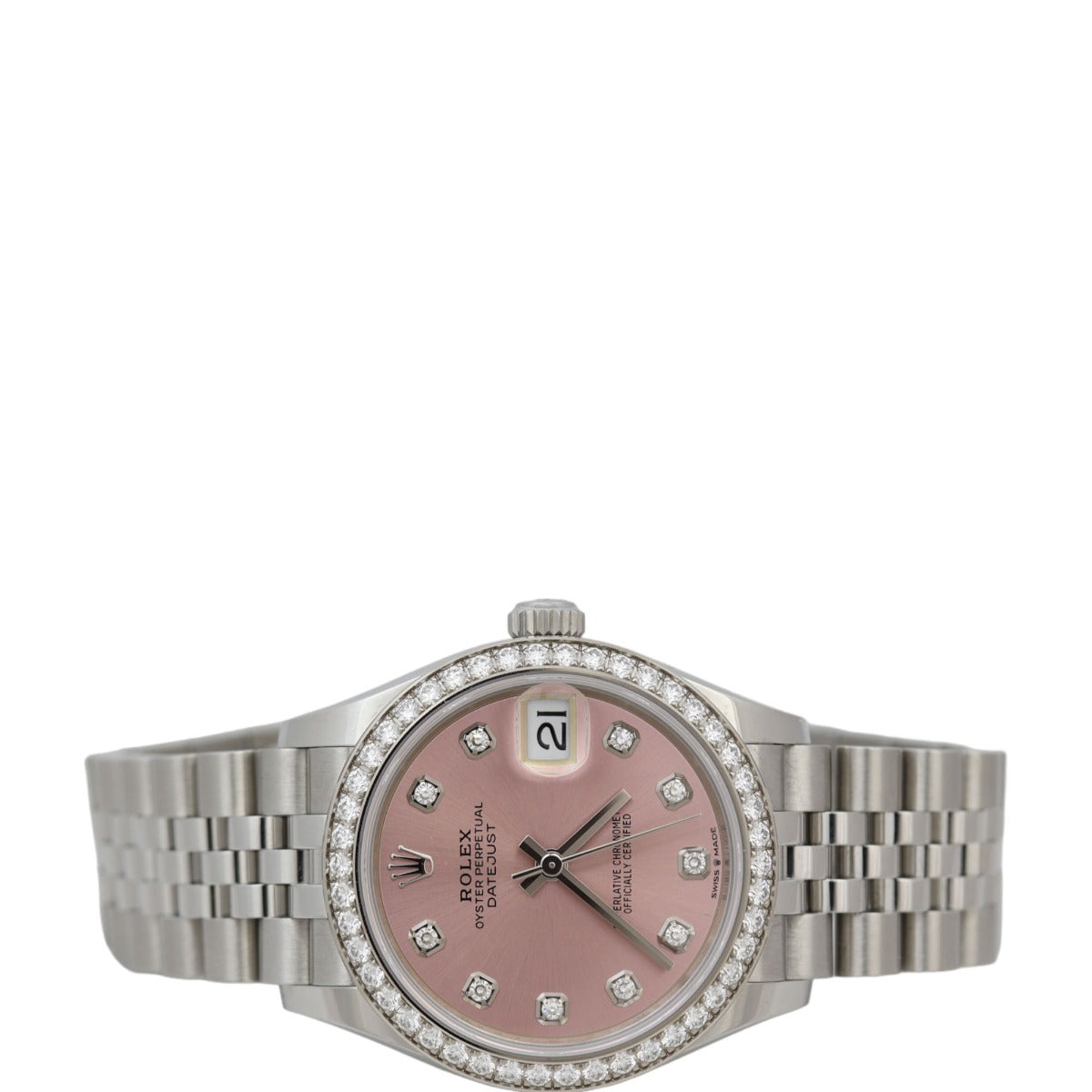 Rolex Oyster Perpetual Datejust 31mm Diamond Watch - Image 3