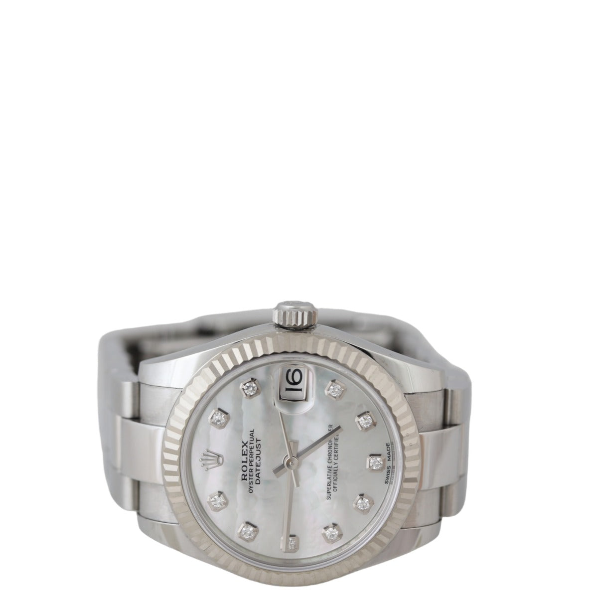 Rolex Oyster Perpetual Datejust 31mm Diamond Watch - Image 3