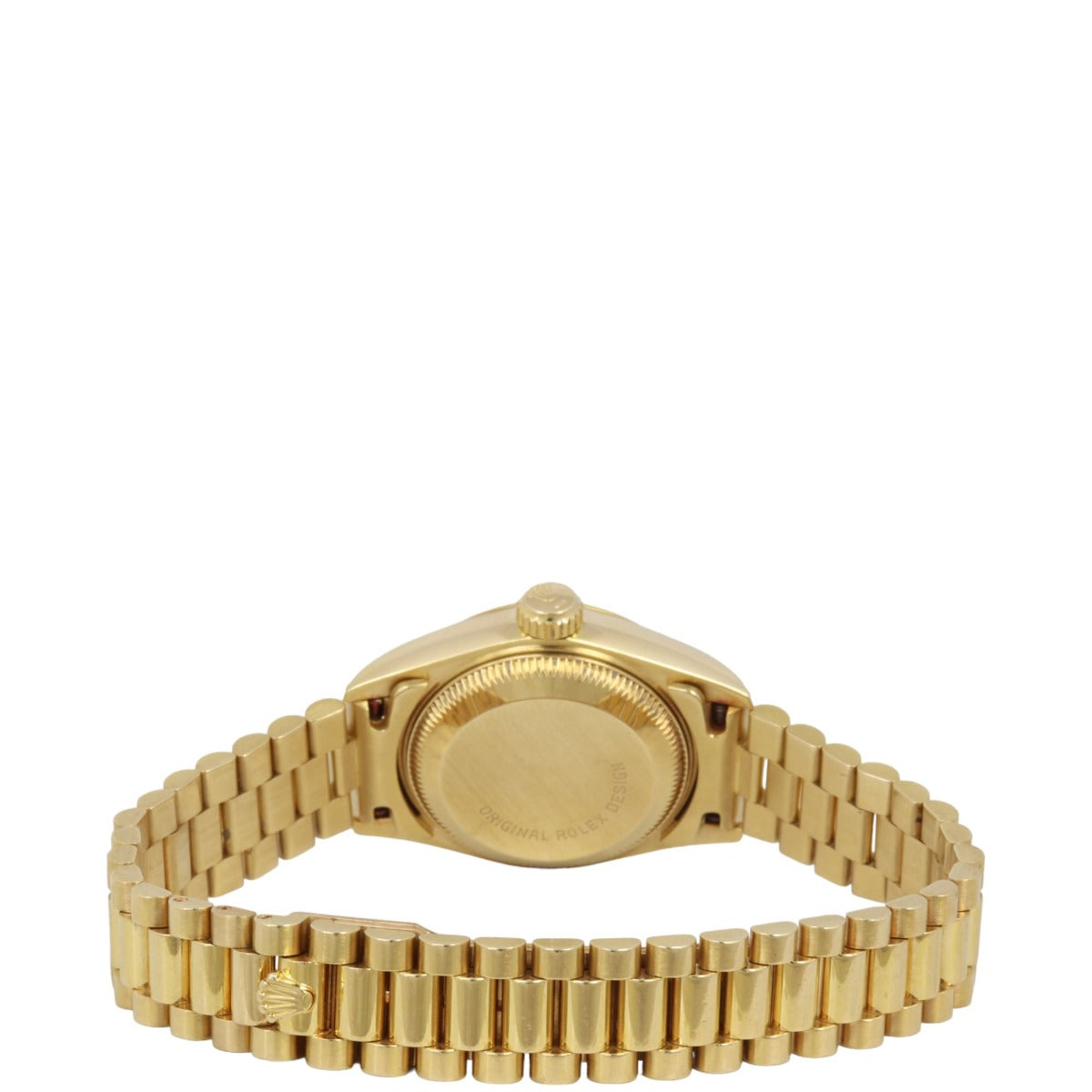 Rolex Oyster Perpetual Lady Datejust 26mm Diamond 18k Gold Watch - Image 5
