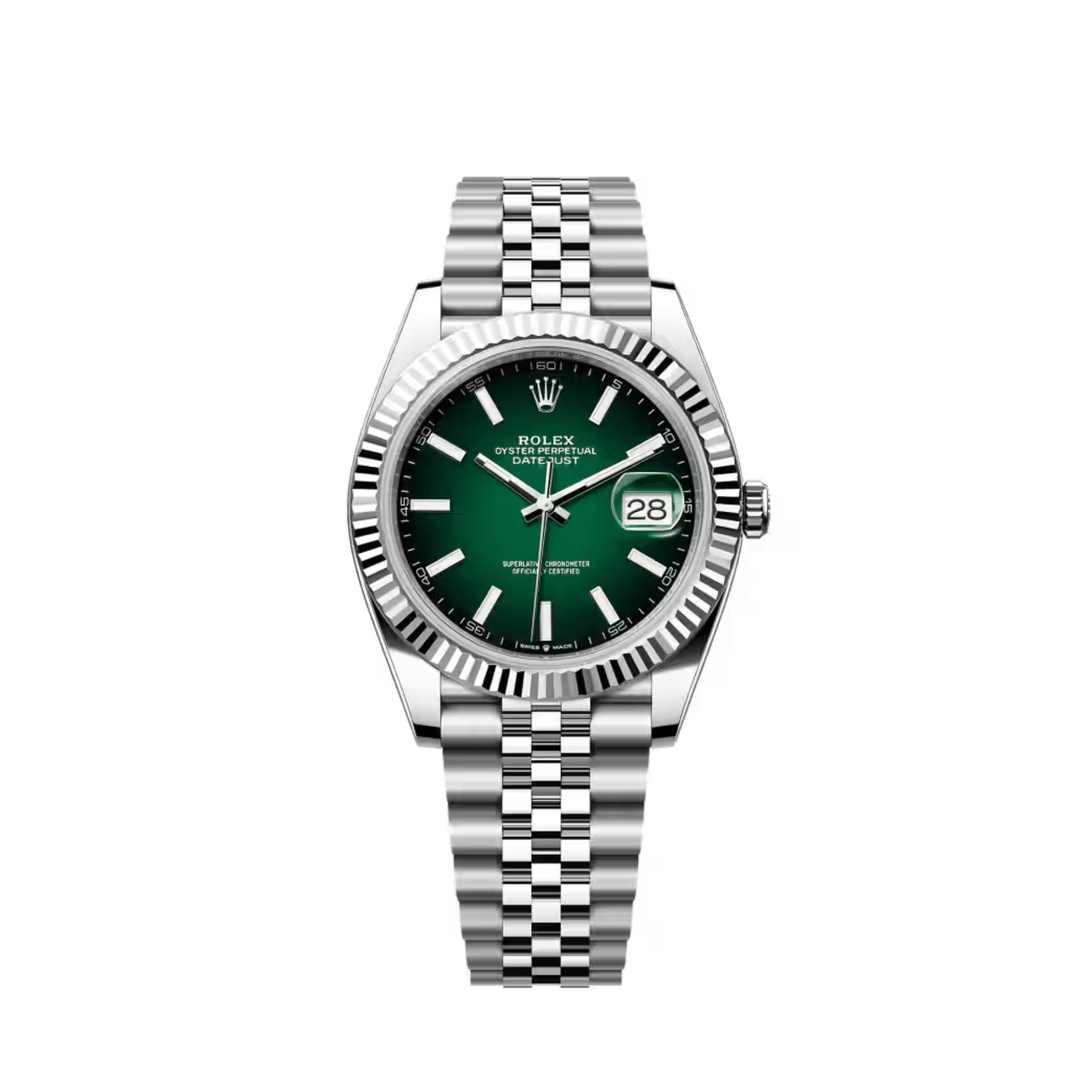 Rolex Datejust 41 126334 Stainless Steel Green Ombre Dial Jubilee (2026)